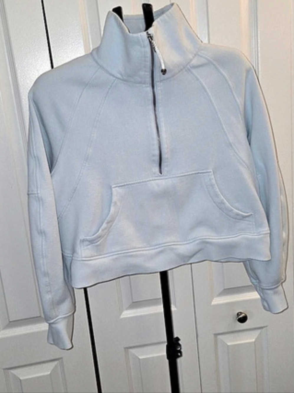 Lululemon Scuba Oversized Funnel-Neck Half Zip Light Blue Medium/Large